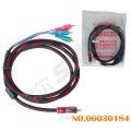 High Quality Male to Male HD to 3 RCA Component Cable (Connection Line-HD to 3 RCA Cable-1.5m)